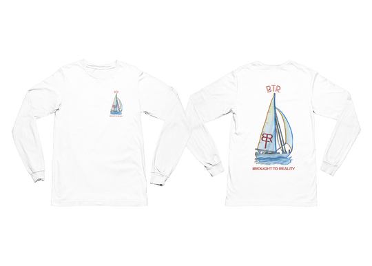 Find Your Sail heavyweight long sleeve t shirt