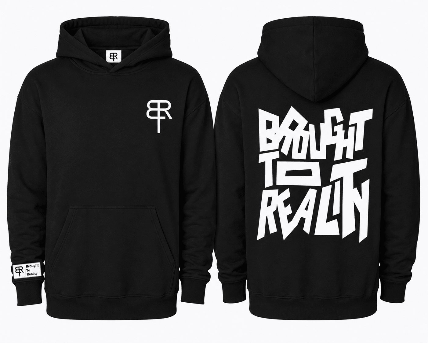 Jumbled Mess heavyweight hoodie - Brought To Reality