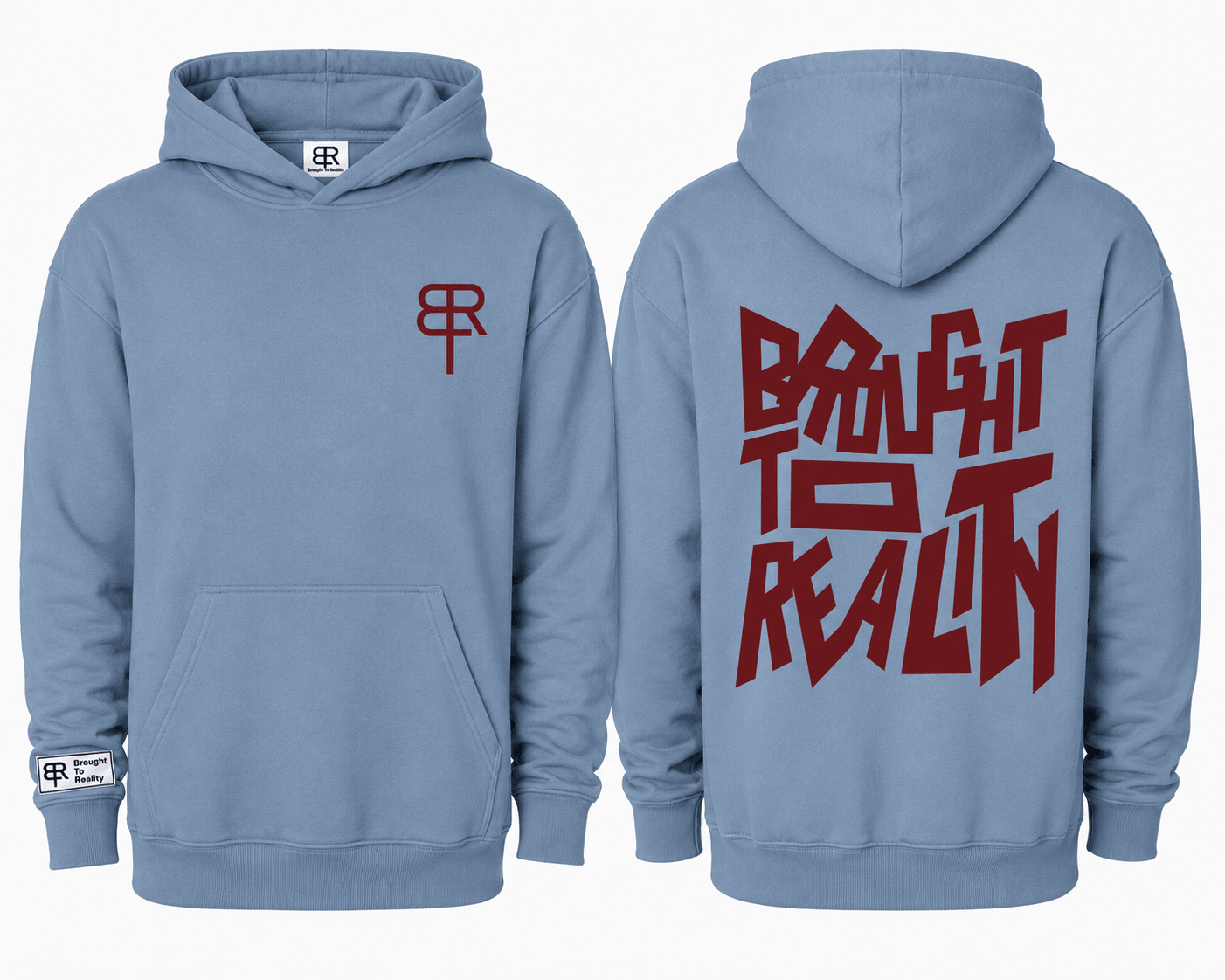 Jumbled Mess heavyweight hoodie - Brought To Reality