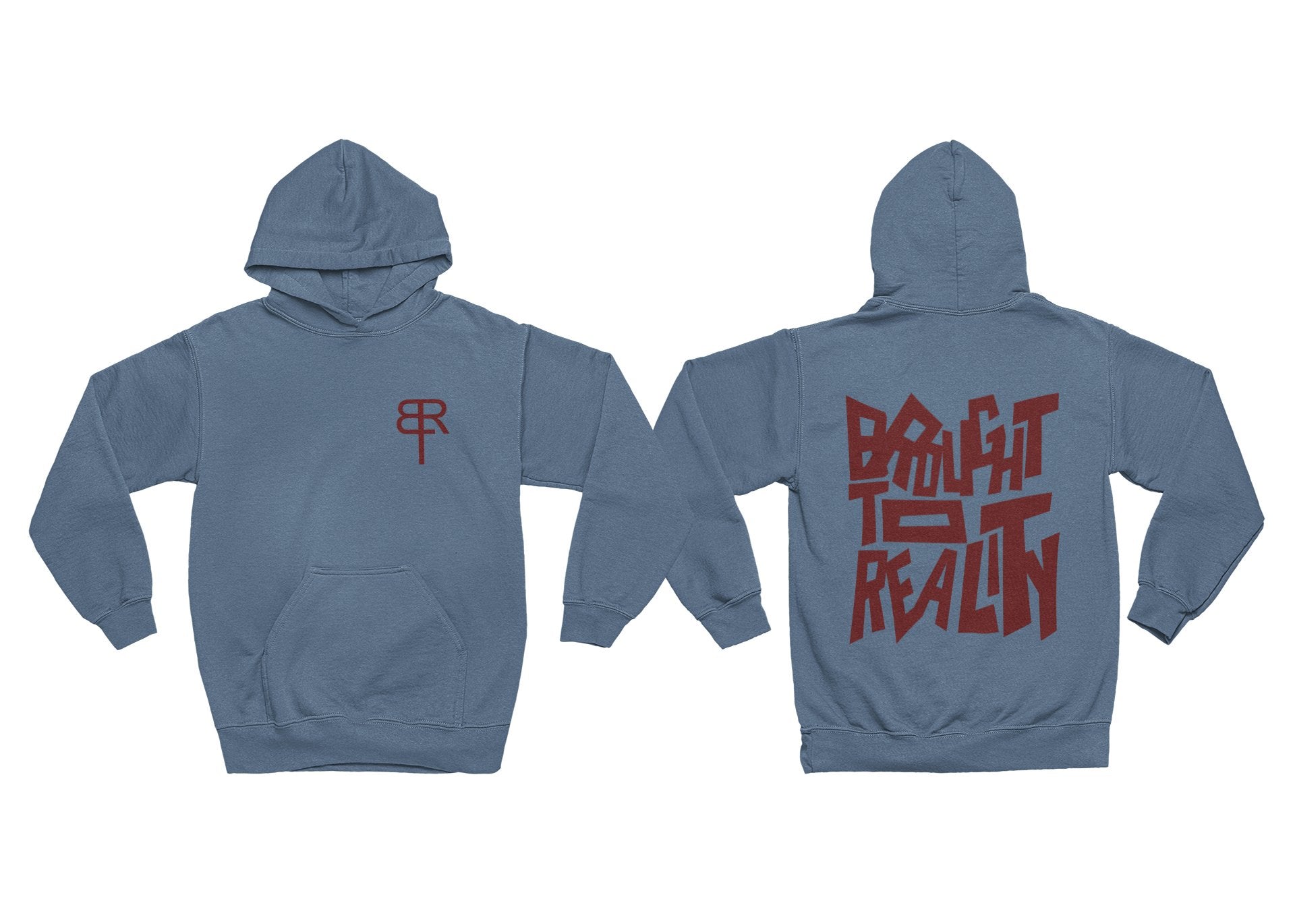 Jumbled Mess heavyweight hoodie - Brought To Reality
