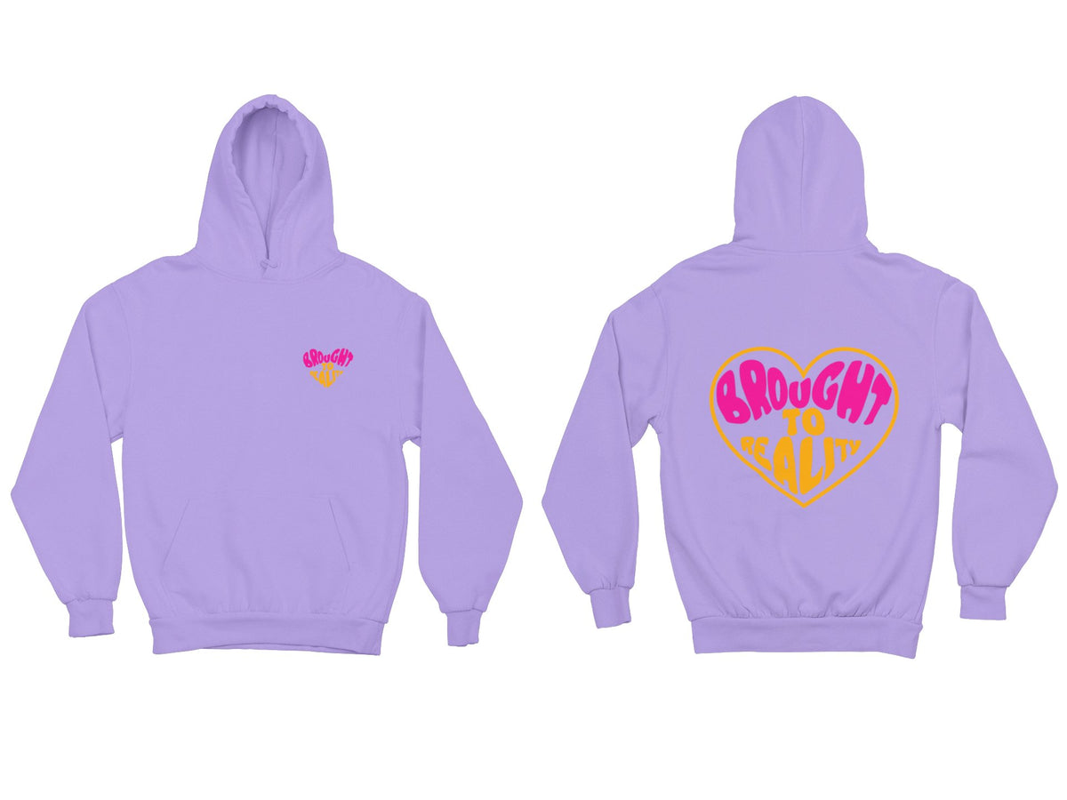 Love Yourself heavyweight pullover hoodie - Brought To Reality