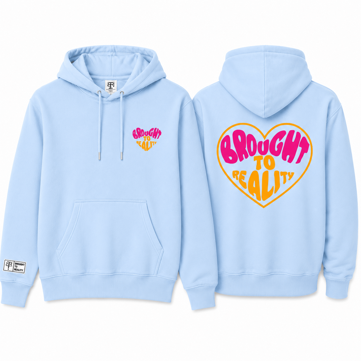 Love Yourself midweight pullover hoodie - Brought To Reality