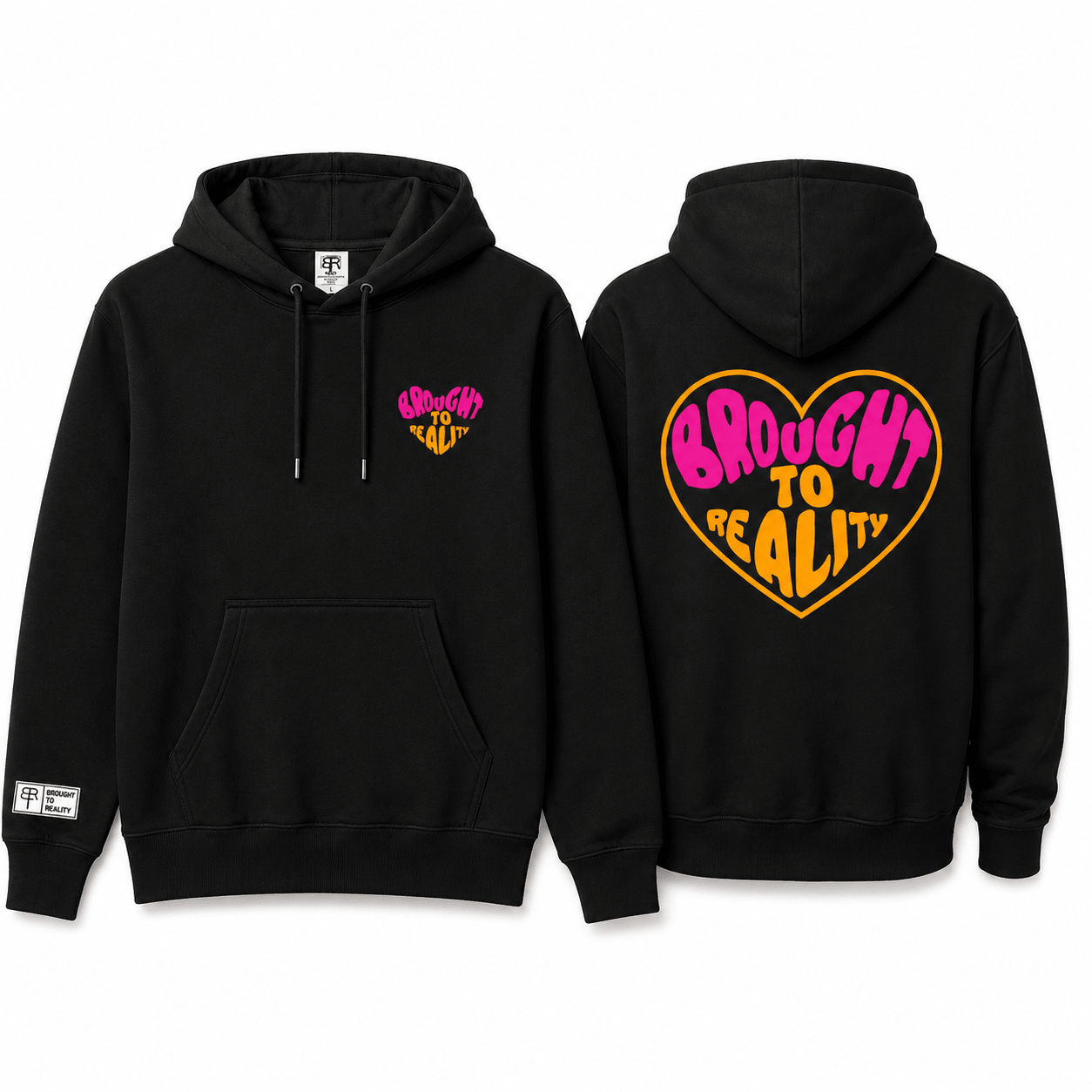 Love Yourself midweight pullover hoodie - Brought To Reality