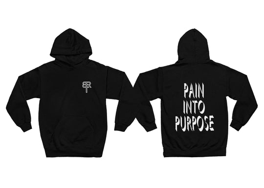 Pain into Purpose heavyweight hoodie