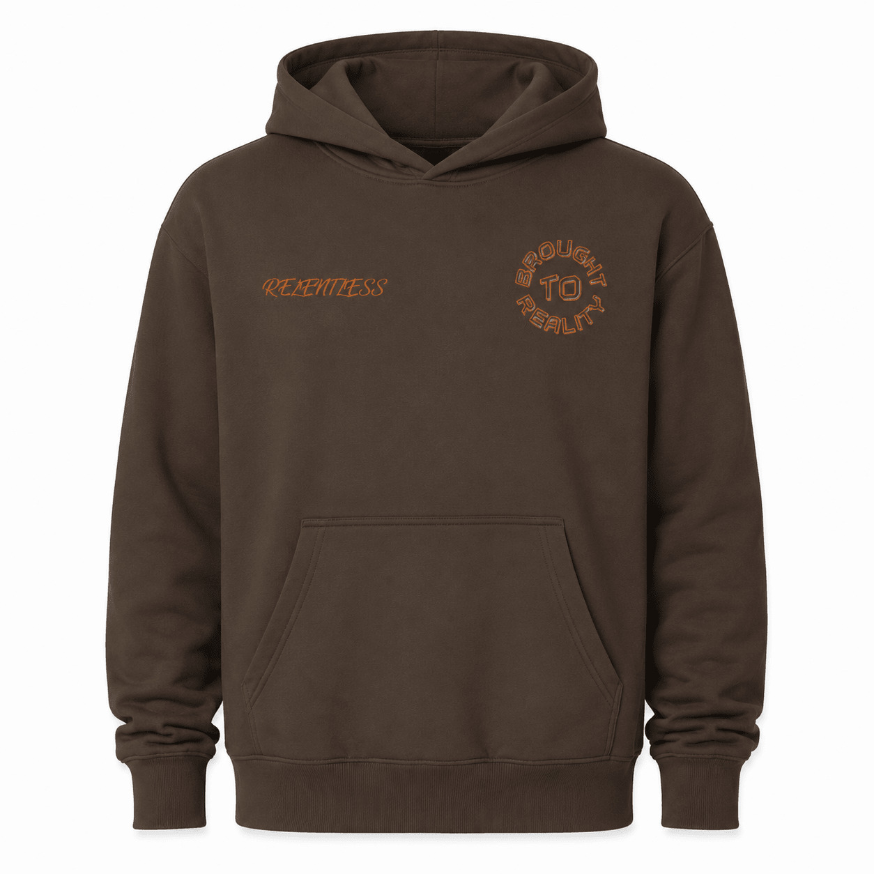 Relentless heavyweight hoodie - Brought To Reality