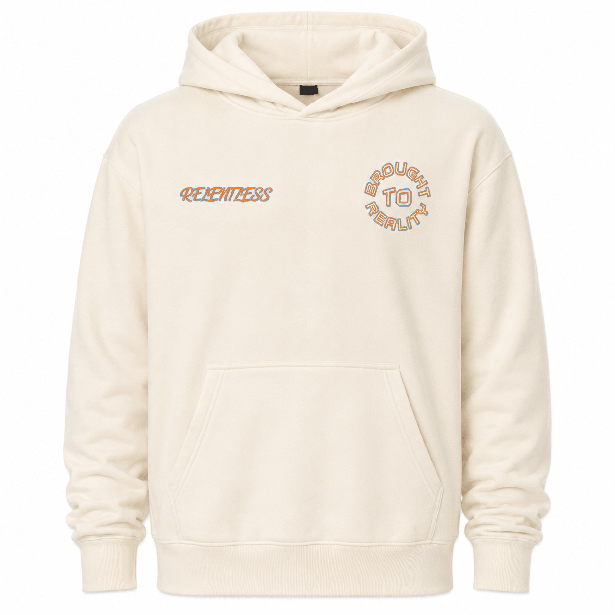 Relentless heavyweight hoodie - Brought To Reality