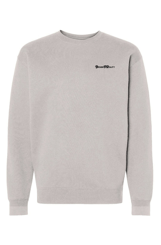 Scripted heavyweight crewneck sweatshirt